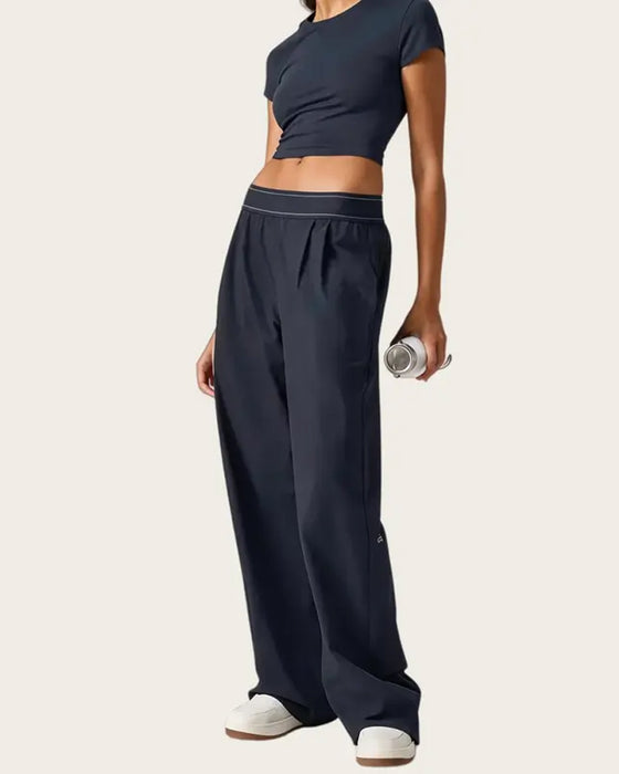 Casual Solid Color Long Pants