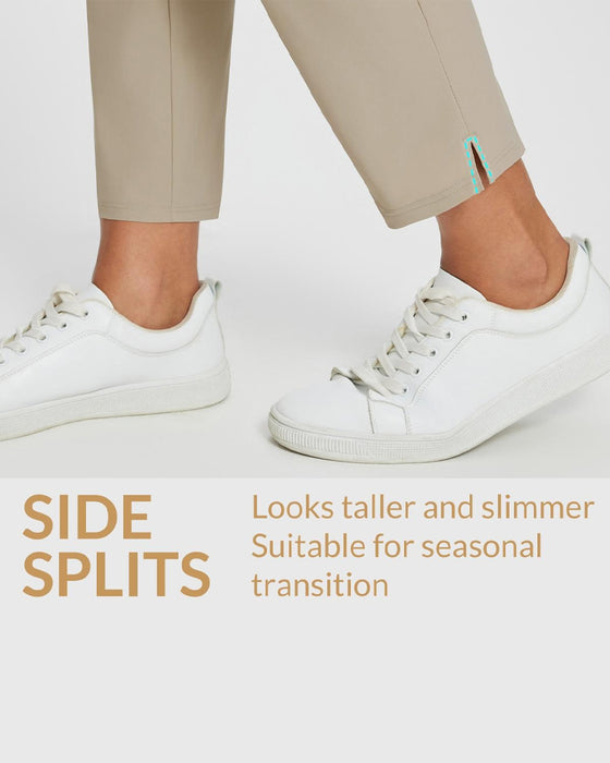 Solid Color Nine Points Pants