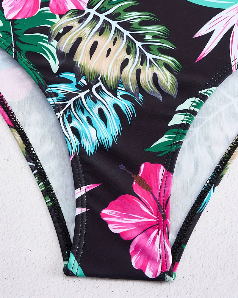 Fashion Printed Push Up Bikini
