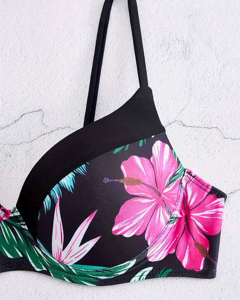 Fashion Printed Push Up Bikini