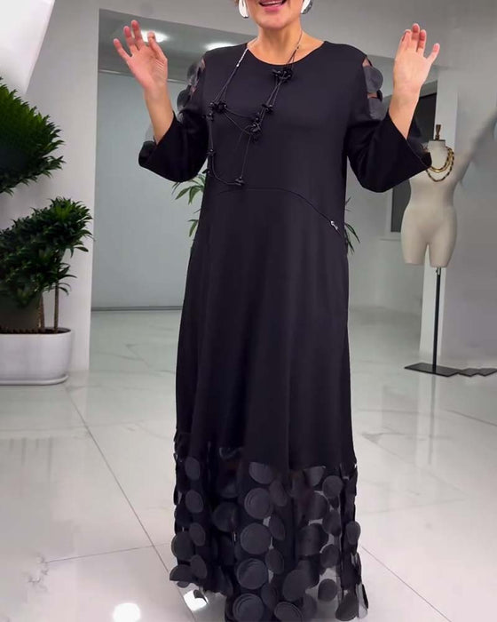 3D Embroidery Fashion Dress