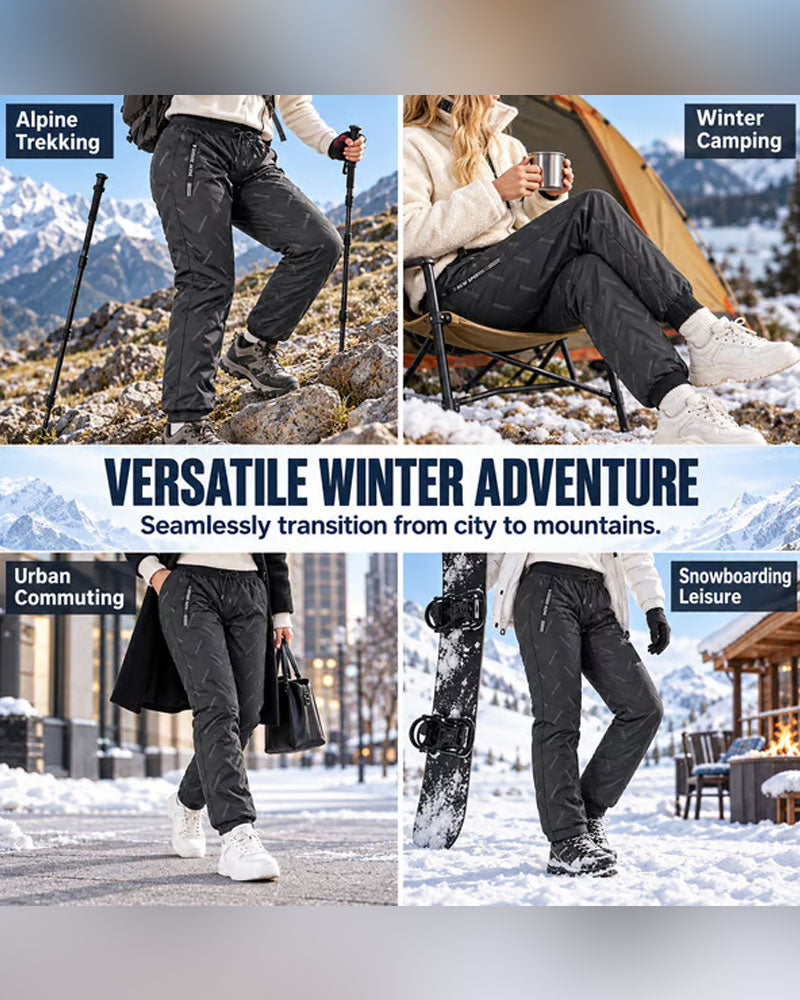 Fleece-Lined Outdoor Thermal Pants