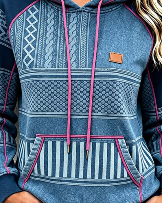Hooded Long Sleeve Relaxed Hoodie