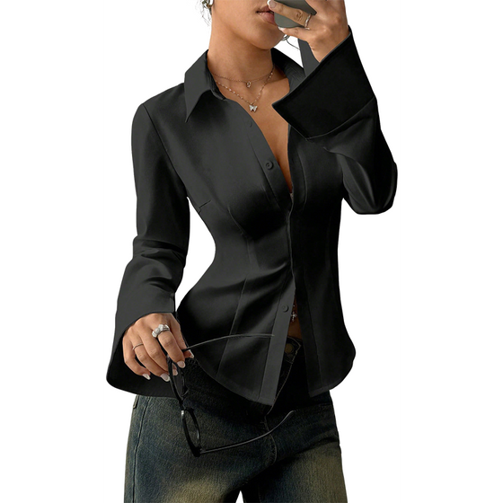 Women's Elegant Slim-Fit Blouse