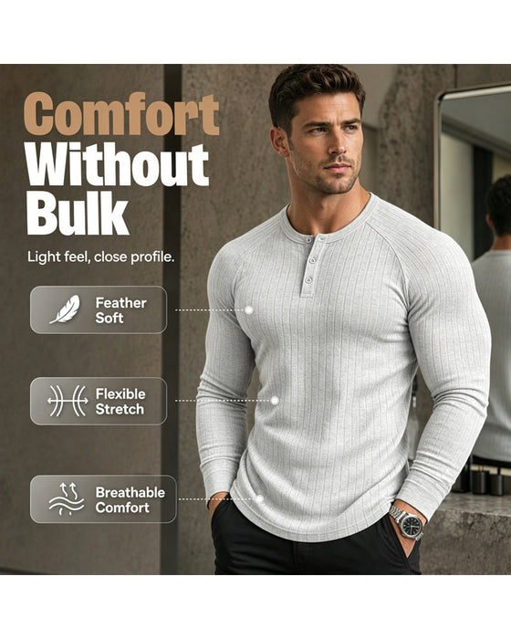 Vertical Stripe Long Sleeve T-Shirt