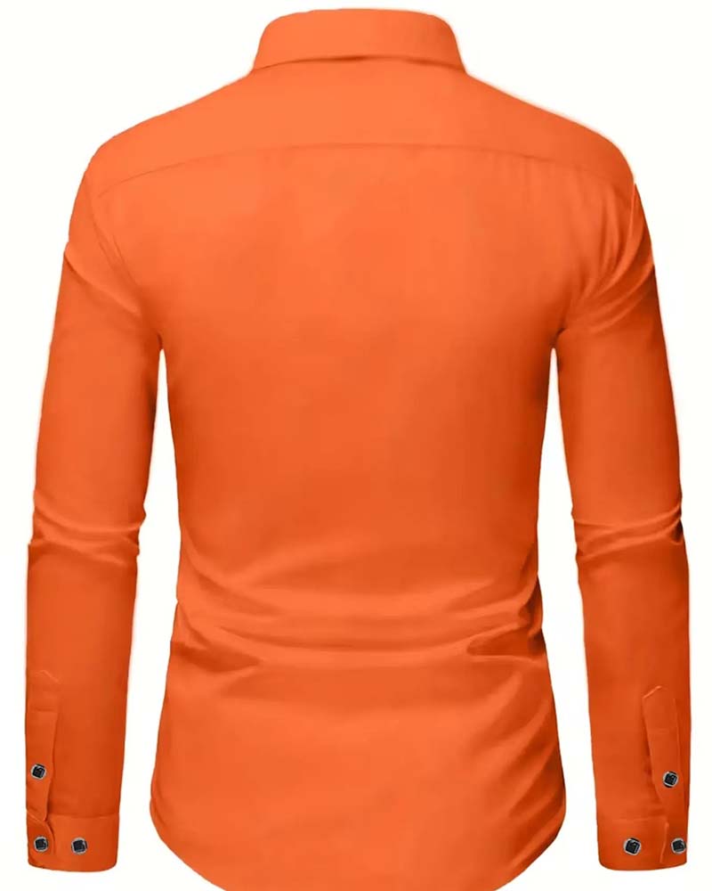 Business Slim-Fit Long-Sleeved Shirt