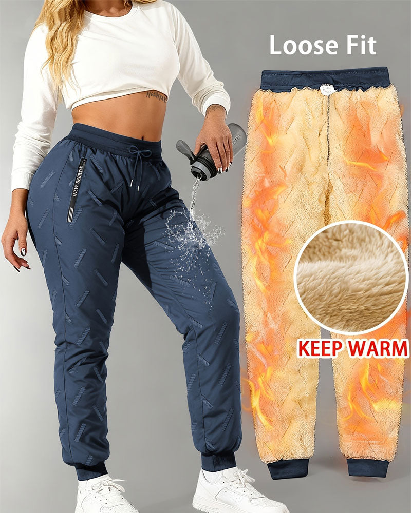Fleece-Lined Outdoor Thermal Pants