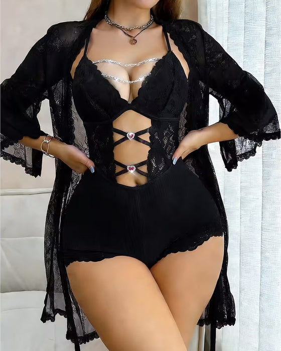 Solid Color Spaghetti Straps Set