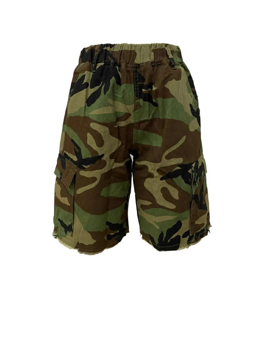 Sport Camouflage Cargo Shorts