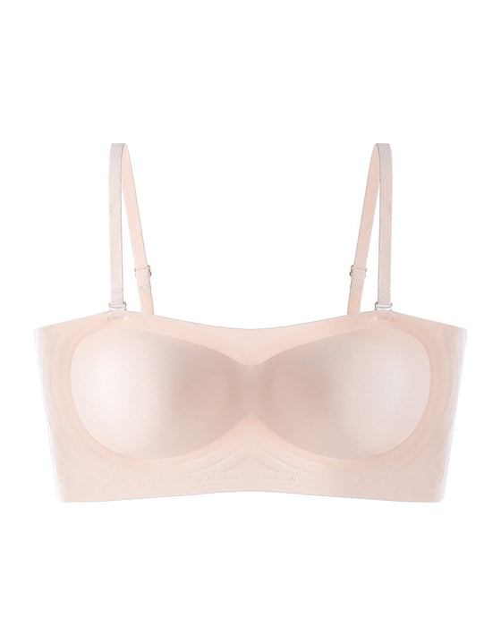 Strapless Solid Color Comfort Bra