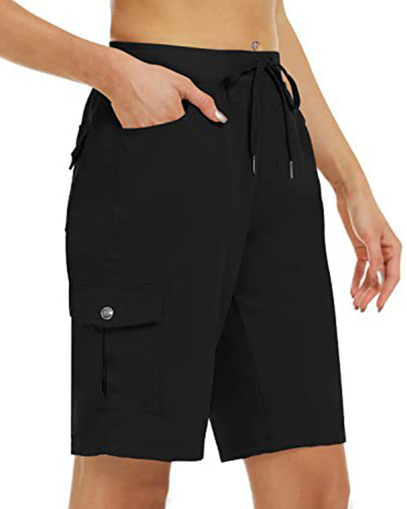 Women's Quick-Dry Cargo Shorts With Pockets