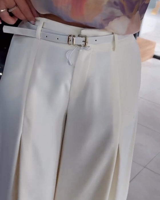 Loose Commuting Wide Leg Pants