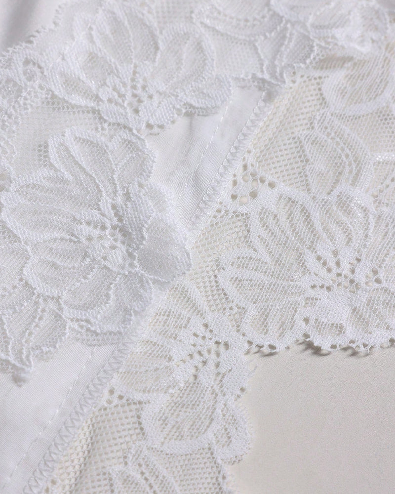 Irregular Solid Lace Cami Top