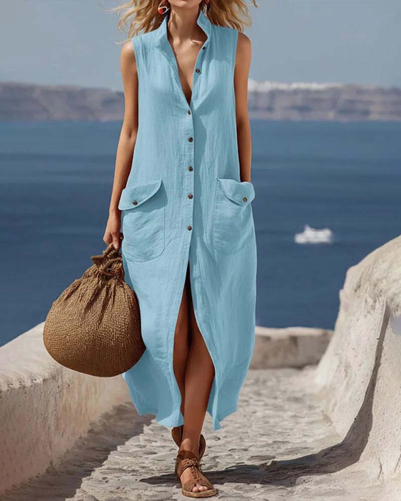 Casual Loose Sleeveless Dress