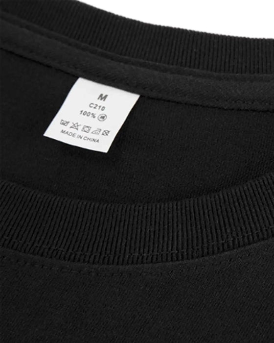 Crew Neck Front And Back Print Unisex T-Shirt