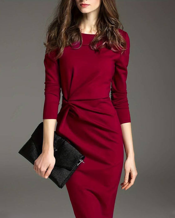 Elegant knee-length dress