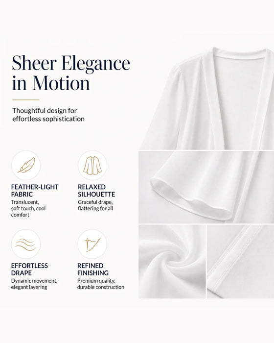 Lightweight Solid Sun Protection Cover-Up