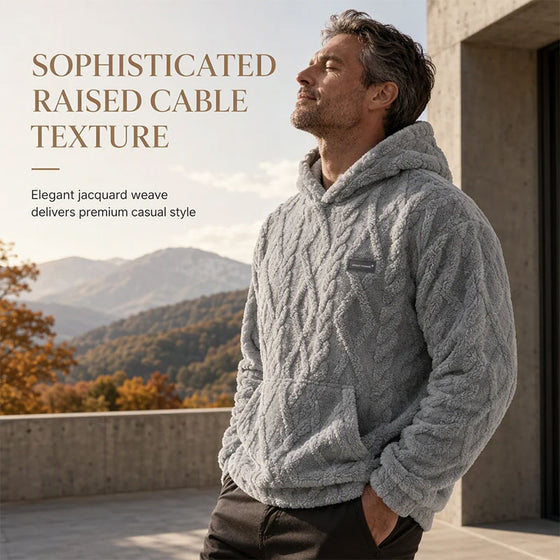 Men's Winter  Jacquard Pattern  Hoodie