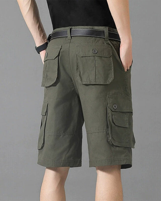 Men's Multi-Pocket Cargo Shorts