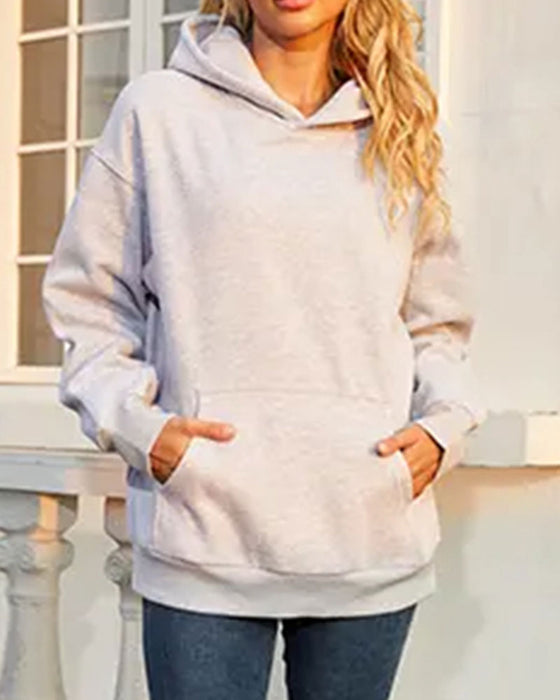 Hooded Casual Pullover  Hoodie