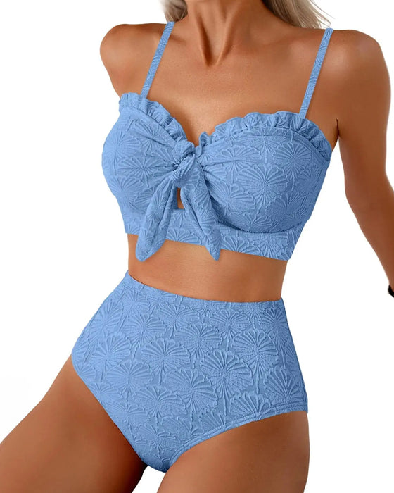 Special Fabric Strappy Bikini