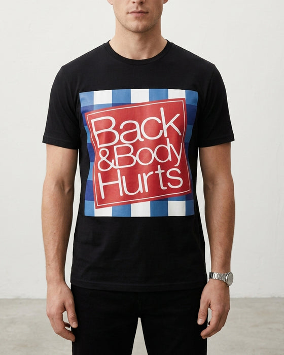 Fun Text Print Short-Sleeve T-Shirt