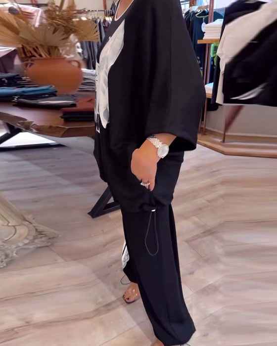 Loose Casual Two Piece Suit