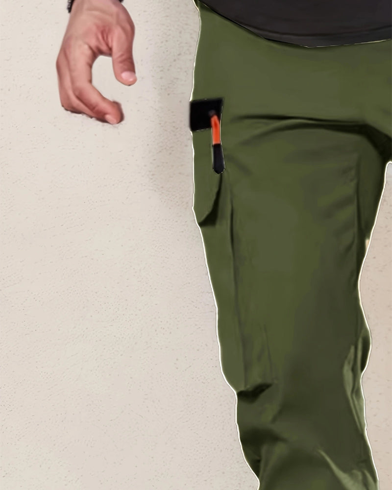 Sporty Multi-Pocket Cargo Pants