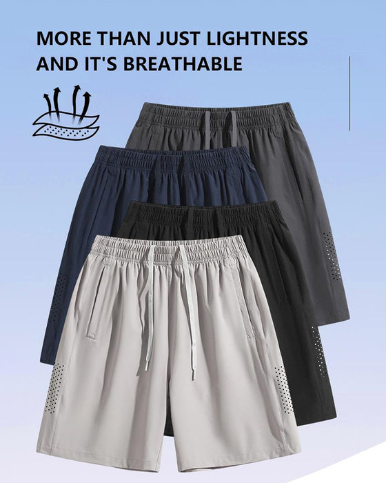 Pocket Drawstring Athletic Casual Shorts