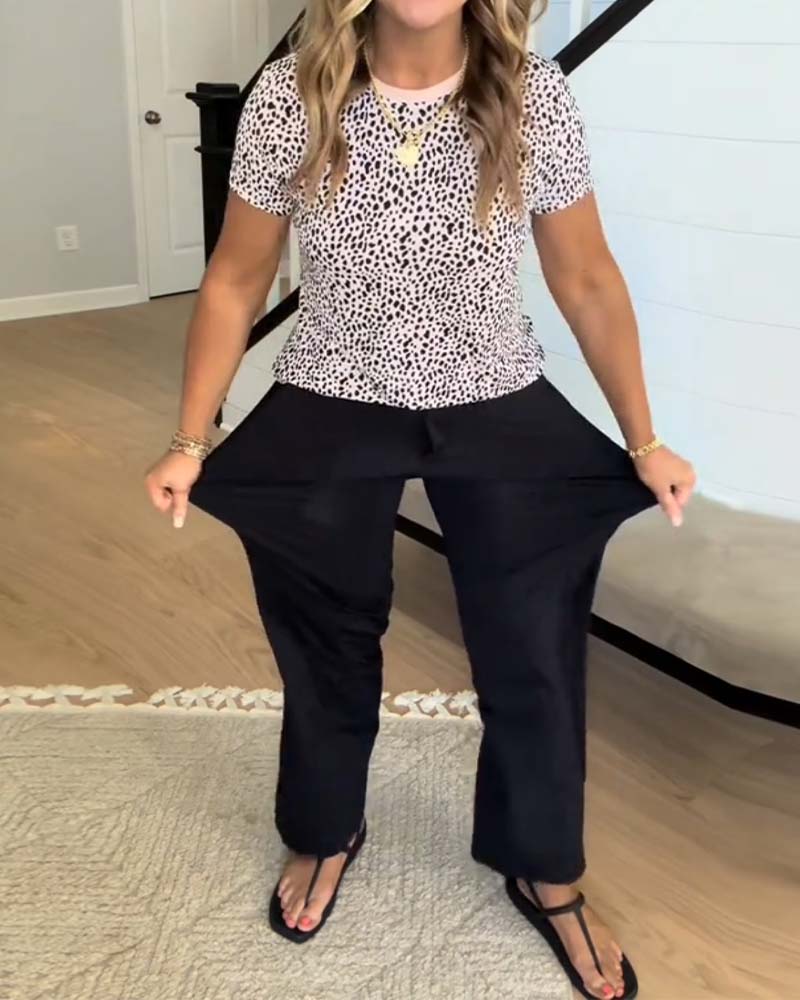 Straight Versatile Casual Pants