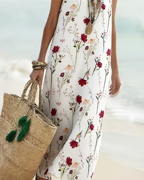 Printed Sleeveless Dress
