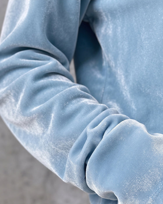 Drawstring Button Hooded Coat