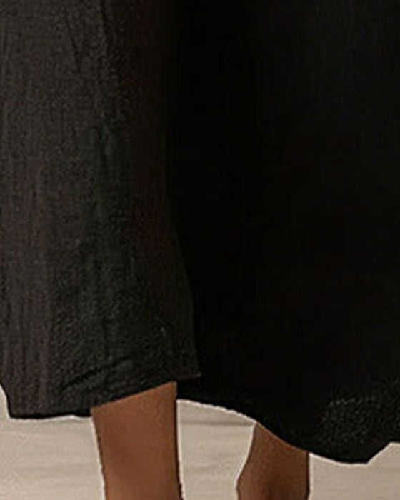 Striped Suspender Dress