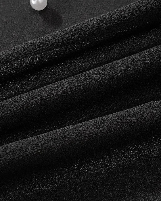 Elegant Lantern Sleeve Top