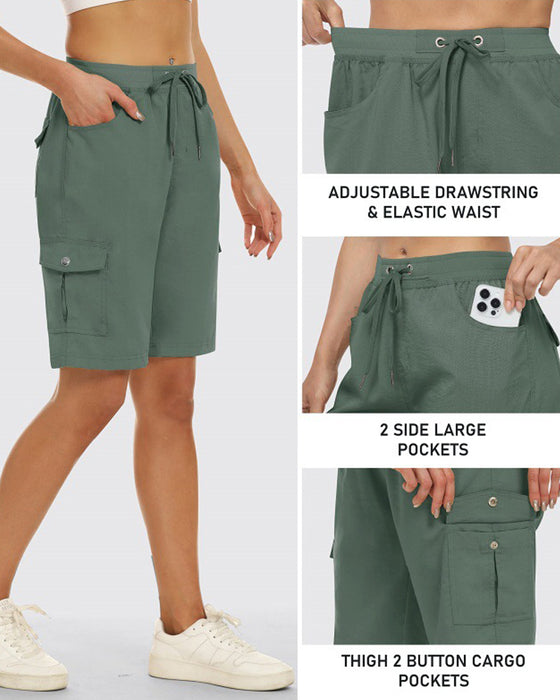 Women's Quick-Dry Cargo Shorts With Pockets