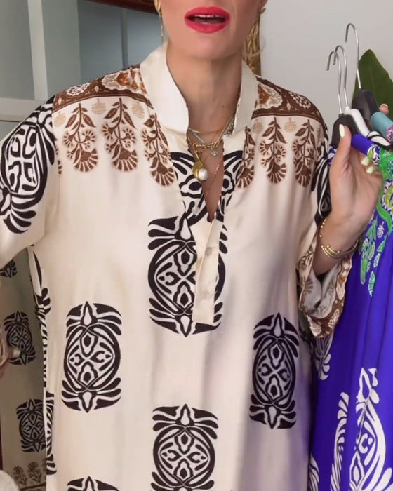 Retro loose fashion dress