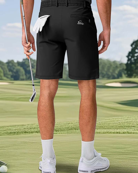 Elastic Waist Drawstring Men's Shorts