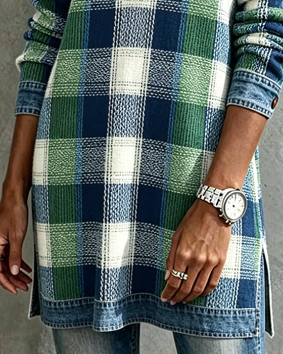 Plaid Trendy Casual Dress