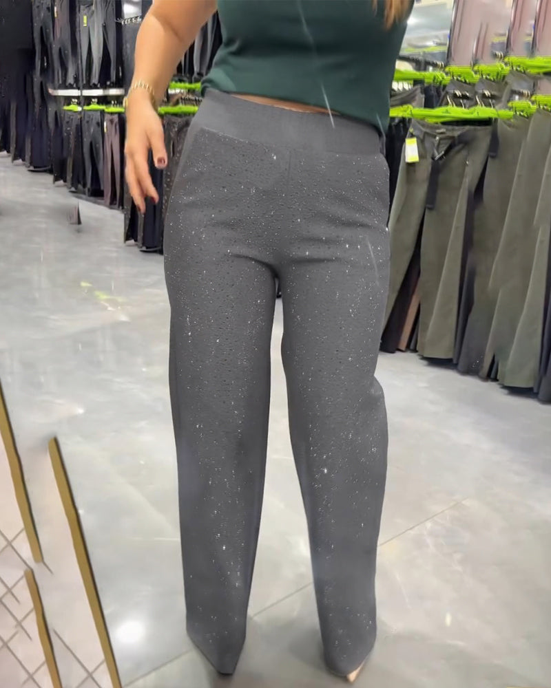 Fashionable And Casual Wide-Leg Pants