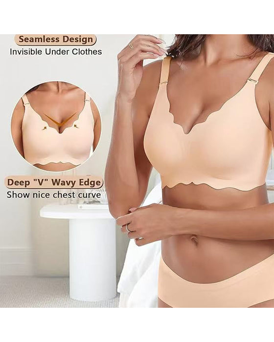 Plus Size Wave Comfort Bra