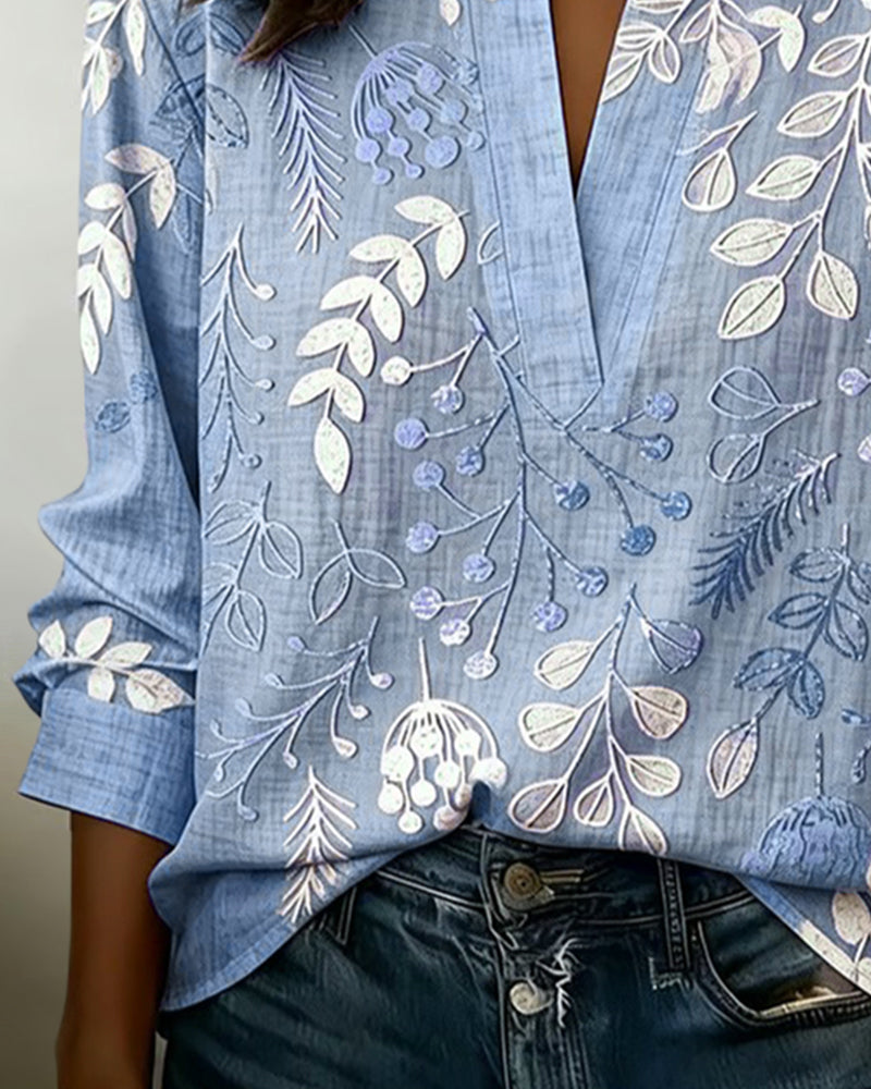 Heavy Industry Stand Collar Blouse