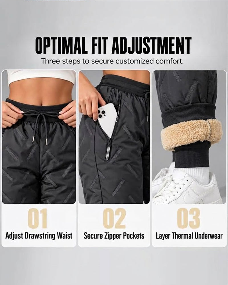 Fleece-Lined Outdoor Thermal Pants