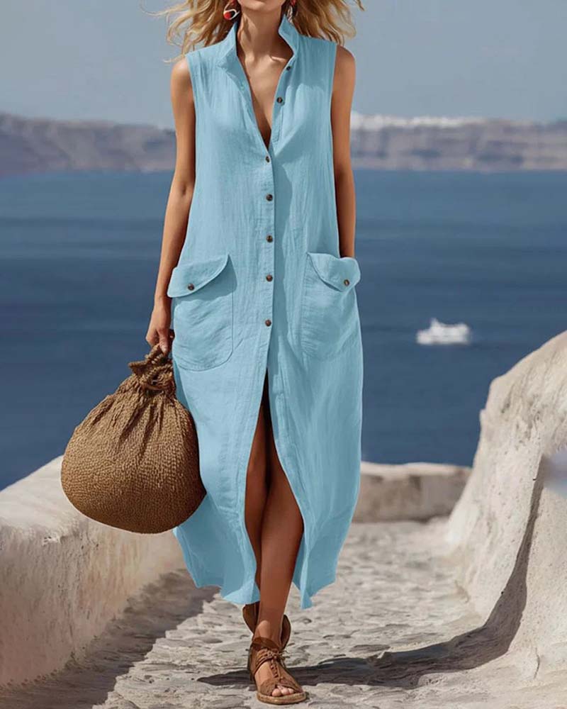Casual Loose Sleeveless Dress