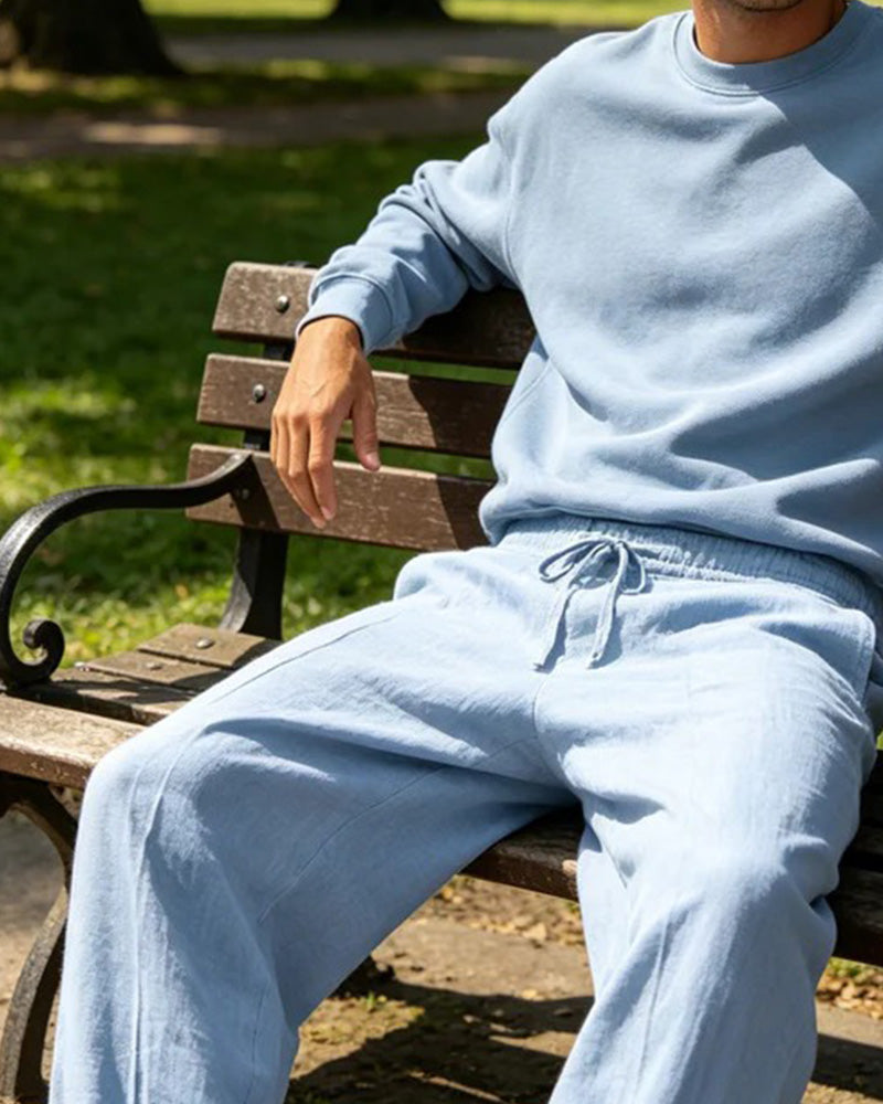 Men's Casual Straight-Leg Beach Pants