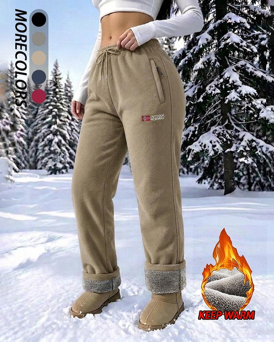 Warm Fleece Pocket Pants
