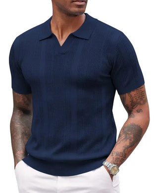 Polo Collar Men's Short Sleeve T-Shirt