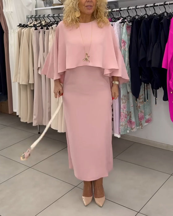 Fashionable Round Neck Elegant Dress