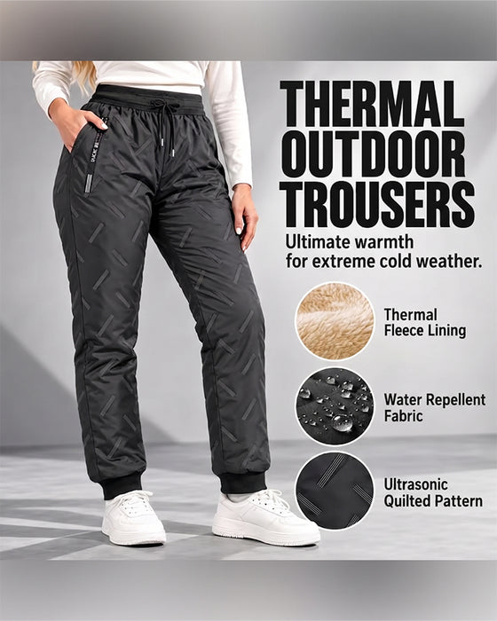 Fleece-Lined Outdoor Thermal Pants