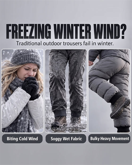 Fleece-Lined Outdoor Thermal Pants