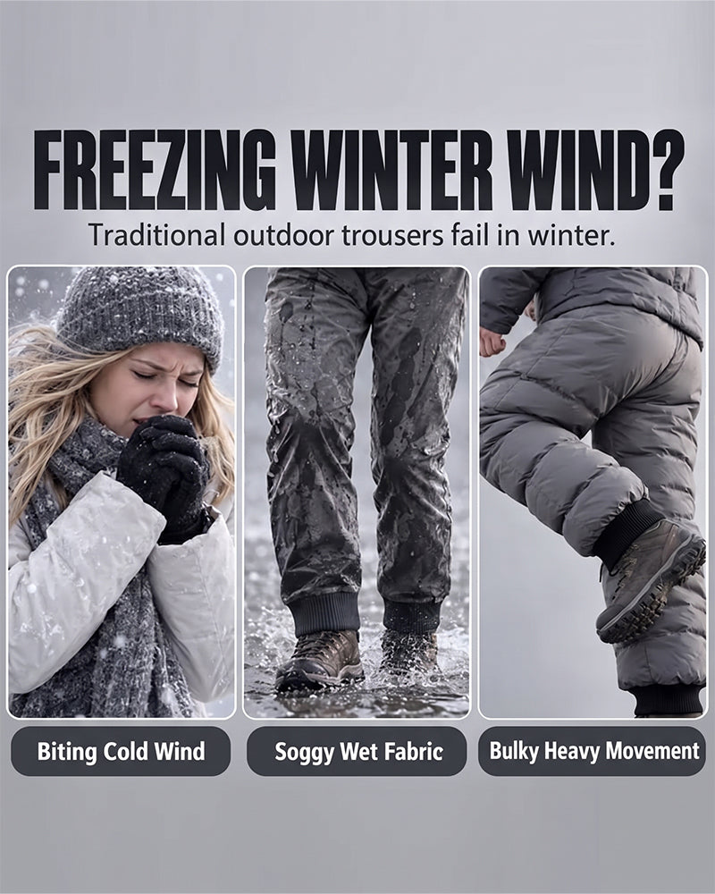 Fleece-Lined Outdoor Thermal Pants